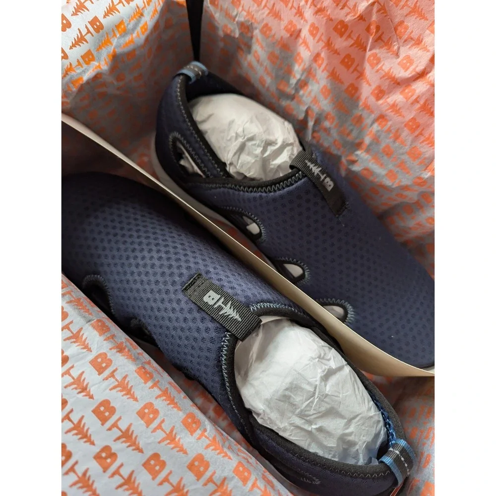 BASS OUTDOOR MEN'S HEX Vented Quick Dry Shoes BCool SIZE 10.5 Ensign Blue NEW